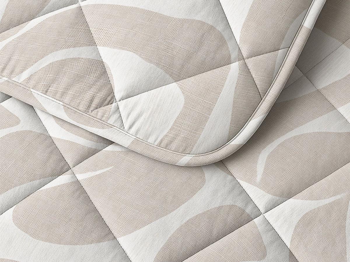 Sleeptime Wasbaar Dekbed Zonder Overtrek - Inclusief Kussensloop - maat 200 x 200 cm - Taupe/Zand