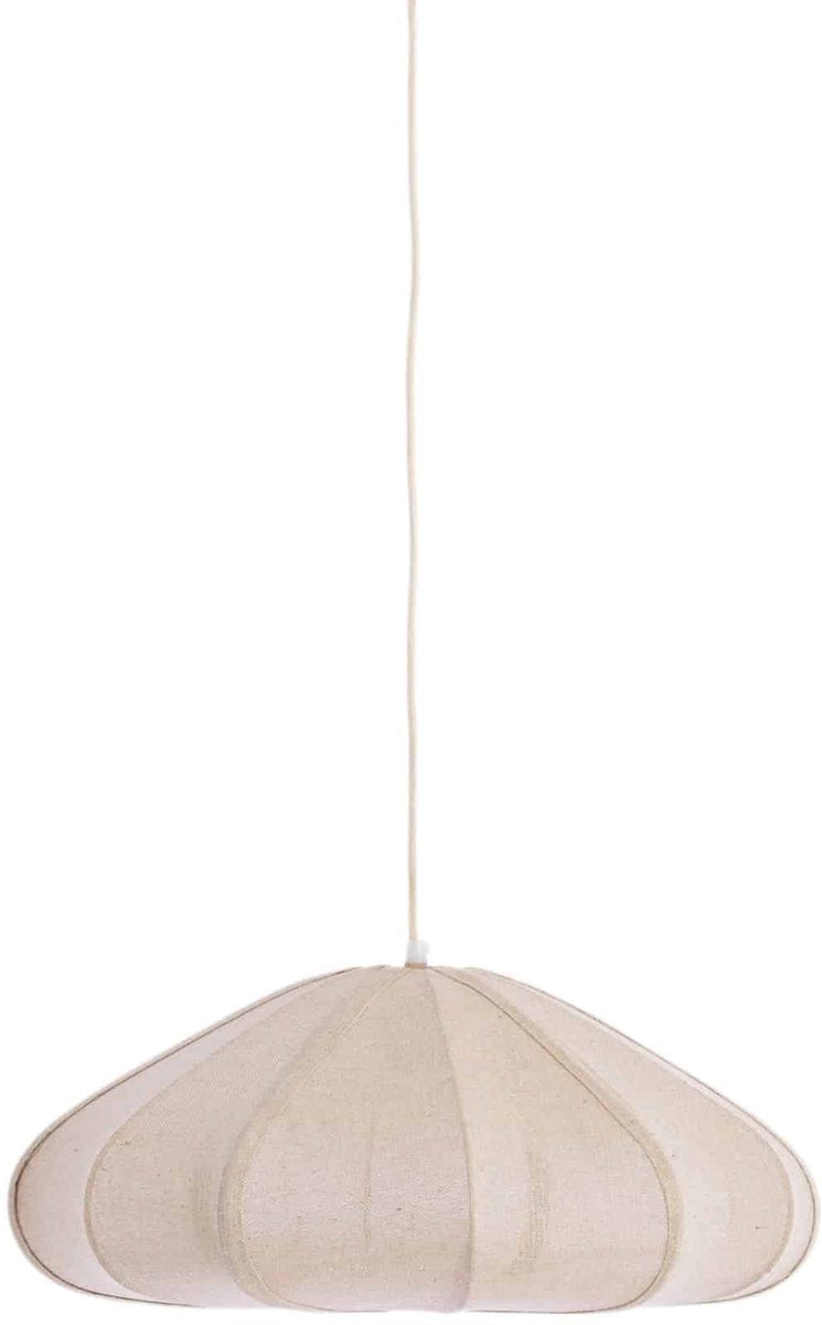 Light & Living Hanglamp Cesano - Ø50x20 cm - Wit - Bohemian Stijl