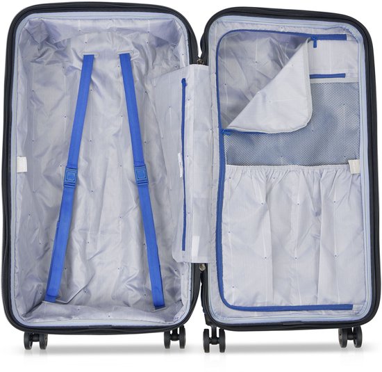 DELSEY PARIS Shadow 5.0 4DR Trunk Trolley 80 Blue Blauw