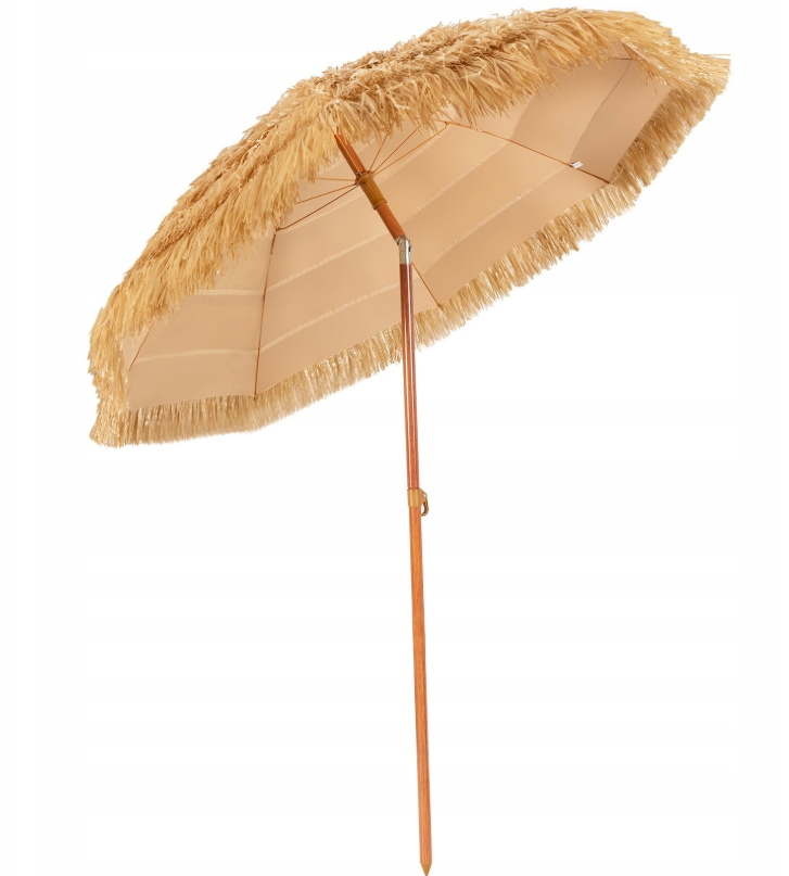 Coast parasol 220 cm – beige met verstelbare kanteling, stevig en windbestendig