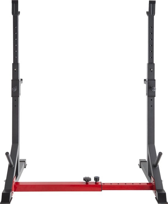 tectake® - squat rek - squat rack - Apollo - zwart / rood - 404236