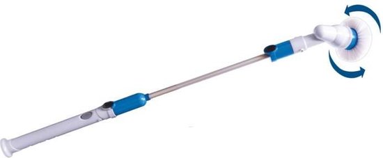 MediaShop Reinigingsborstel Hurricane Spin Scrubber, turquoise, 7 stuks