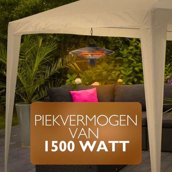 Eurom Partytent heater 1502 - RVS - 1500W