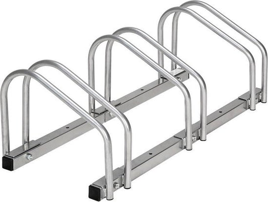 TecTake - fietsenrek voor 3 fietsen - staal - stabiel - 402377