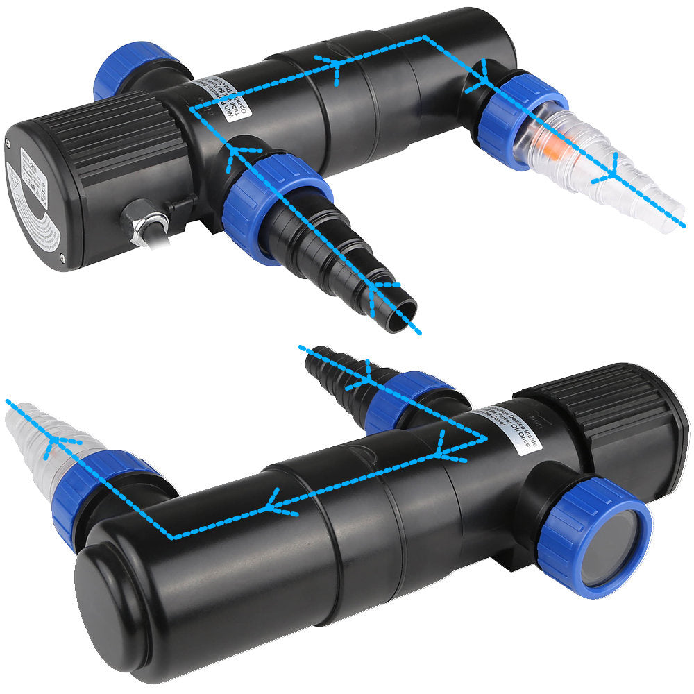 Monzana Water Zuiveraar 11 Watt - 5m Kabel 3 Aansluitingen - Zwart