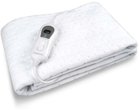 medisana HU 665 Elektrische onderdeken - warmtedeken - 3 warmtestanden - 1-persoons deken - onderdeken - 80 x 150 cm- elektrische warmte onderdeken