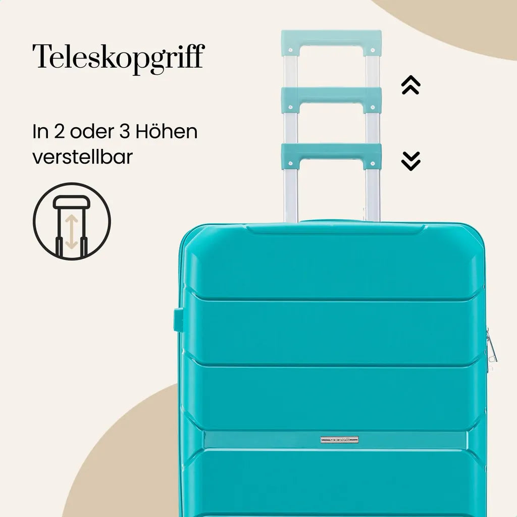 Skycases Reiskoffer - Urban Adventurer - 110L - 49 x 30 x 75 cm - Groen