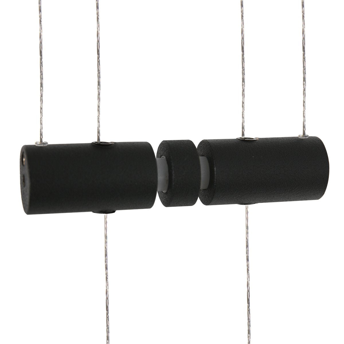 Steinhauer - hanglamp - Piola - zwart - acryl metaal - design lamp - LED - 3501ZW