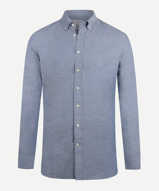 McGregor Overhemd Stretch Oxford Shirt Navy - Maat 3XL