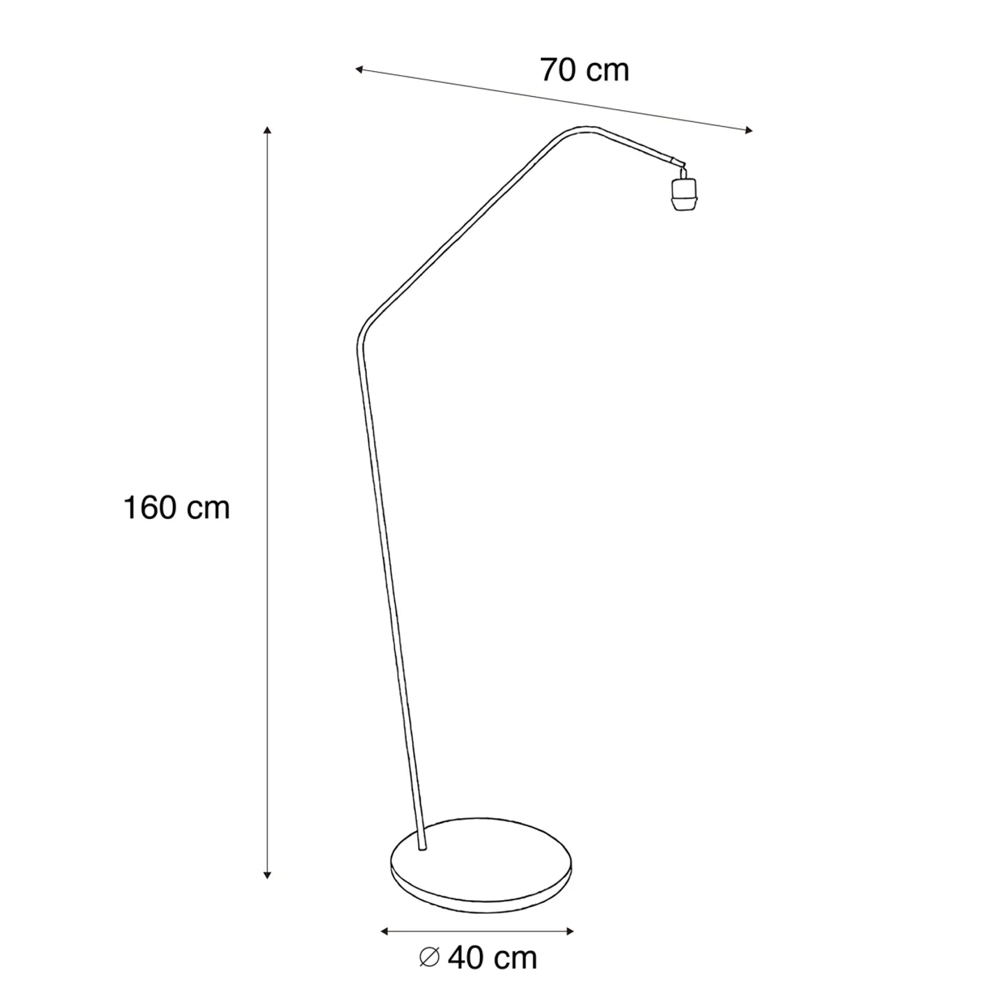 Anne Zigzag Vloerlamp Zwart - Dimbaar - Modern Design - Energiezuinig
