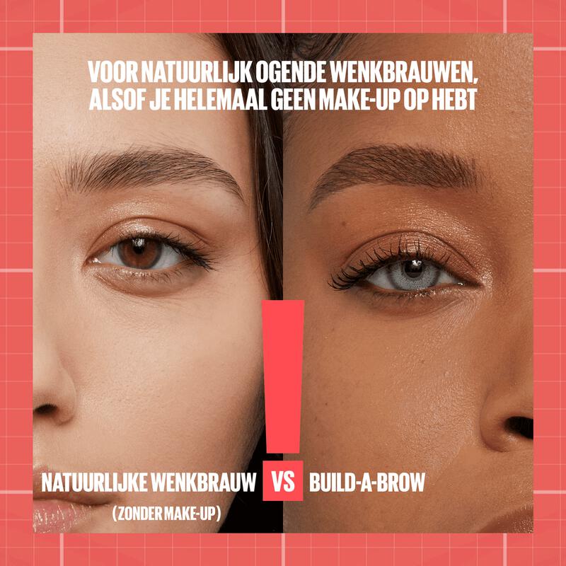 Maybelline Build-a-Brow 2-in-1 Wenkbrauwpen & Fixeergel - 250 Blonde - Waterproof - Tot 24 Uur