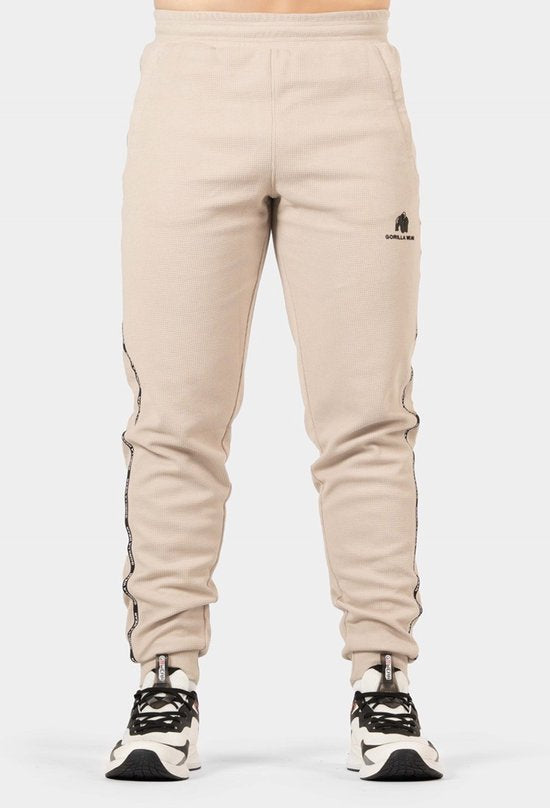 Gorilla Wear Harvey Trainingsbroek - Beige - M