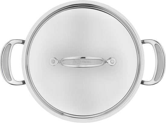 Jamie Oliver by Tefal Cook's Classic - Pannenset - 4-delig - Met Deksel - Inductie - RVS - Geschikt voor alle warmtebronnen