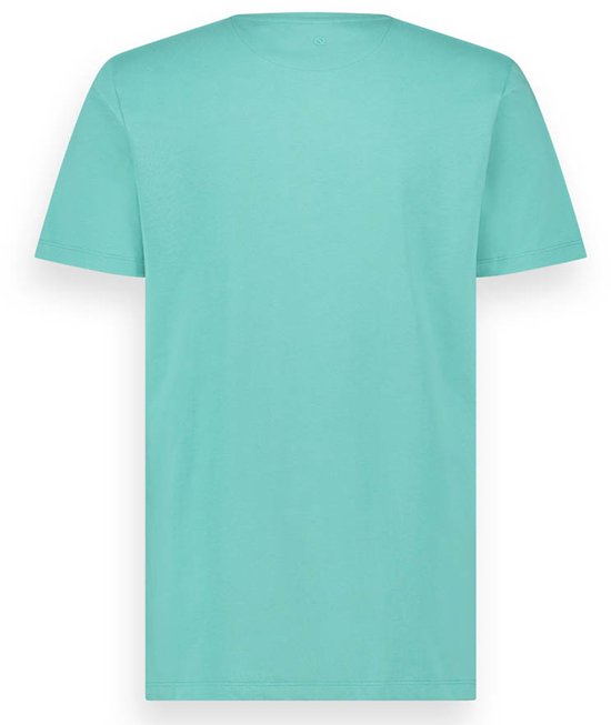 LEBASQ - The Baker - T shirt - Met Korte mouw - Lagoon - M - biologisch katoen - 3D print op borst
