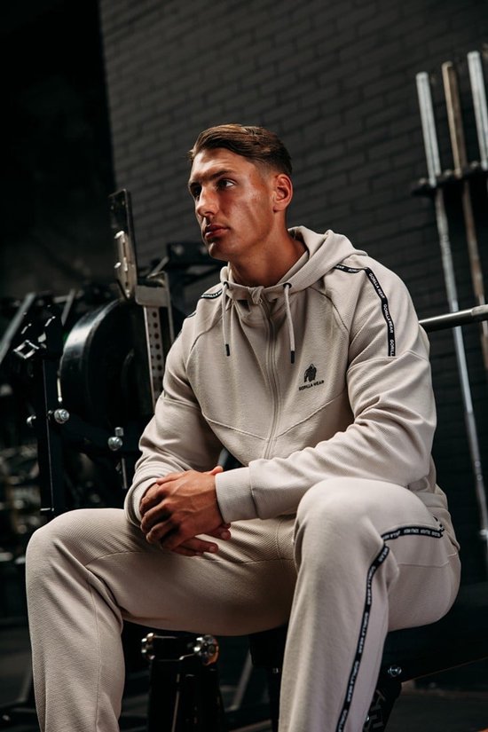 Gorilla Wear Harvey Trainingsjas - Beige - L