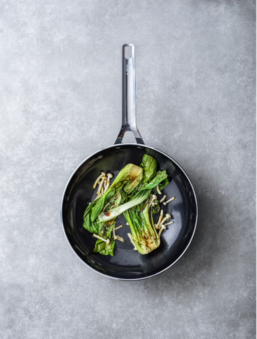 Electrolux Aluminium Wok - PFAS-vrij - 28 cm - Zwart