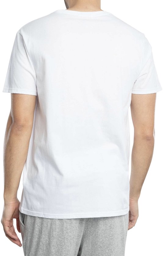 Lacoste Heren 100% Katoen Rond T-shirt Wit (3 stuks) - Maat M