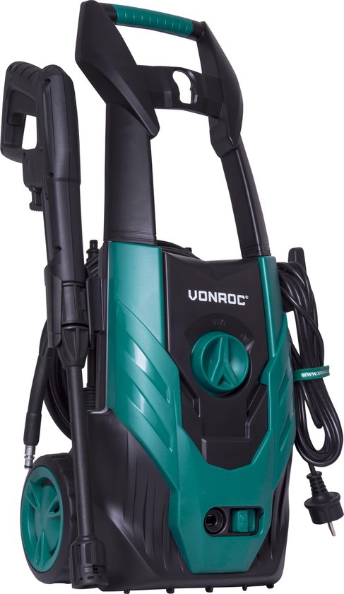 VONROC Hogedrukreiniger V14-1 - 1400W - 110 bar - 390 l/u - Incl. 5m slang, spuitstukken en accessoires