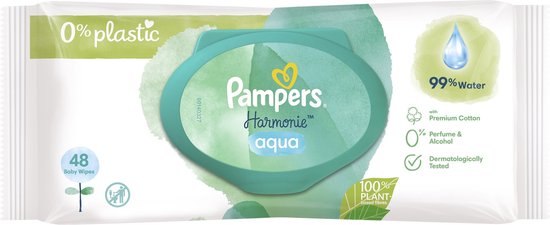 Pampers - Harmonie Aqua - Billendoekjes - 48 doekjes - 1 x 48