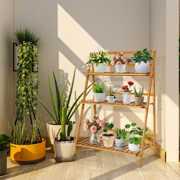 Coast Plantenladder - 3 Etages - Max. 15 kg - Bruin