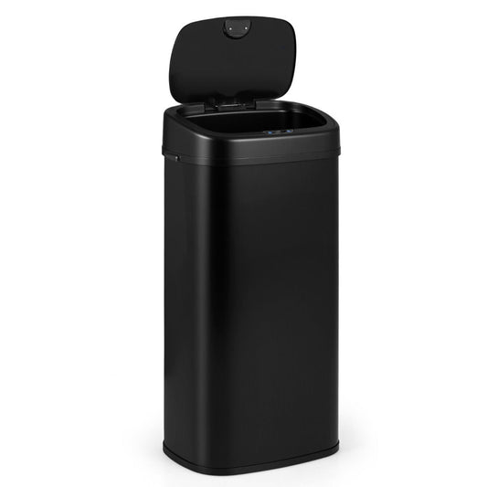 Coast Sensor Prullenbak - dual-zone ontwerp - automatische afvalscheiding - zwart - 68 liter