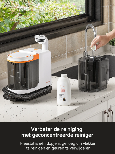 UWANT B300pro Tapijtreiniger - 18 kPa Zuigkracht - Zelfreinigend