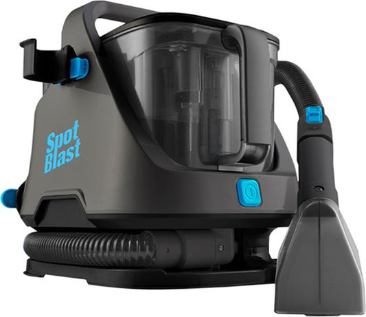 Lvington Spot Blast Waterstofzuiger - Tapijtreiniger - Stoffenreiniger voor Auto of Bank- Reinigingsmachine - 650W - Textielreiniger - Verwijderd Vlekken - Reinigt, schrobt en stofzuigt - Intelligent dubbel tanksysteem