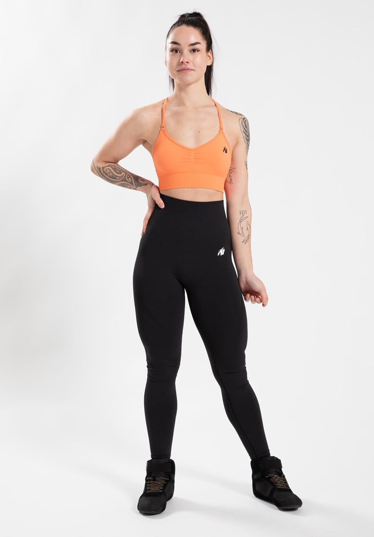 Gorilla Wear Olivia Seamless Leggings - Black - XS/S