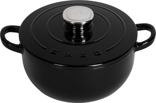 Smeg - Braadpan - 24 cm - 4,2L - Zwart
