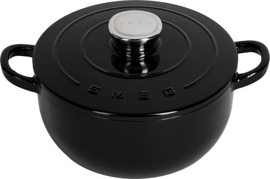 Smeg - Braadpan - 24 cm - 4,2L - Zwart