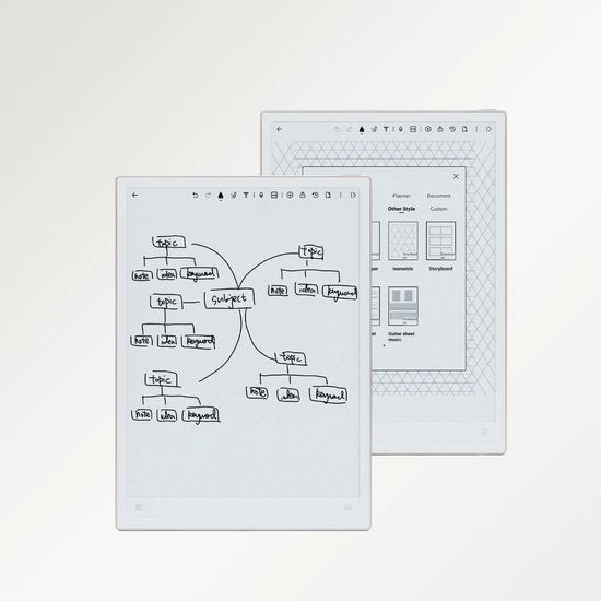 iFLYTEK - AINOTE 2 - Smart E ink Tablet 10.65" - Ultradun Digitaal Notitieboek voor Professionals - AI Transcriptie - Vertaling & Vergaderingsoverzicht - <20 ms Schrijflatentie - 7-Daagse Batterij