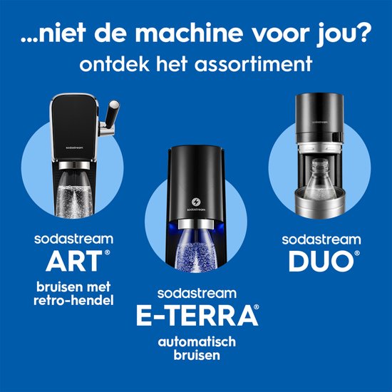 Sodastream Bruiswatermachine Enso RVS