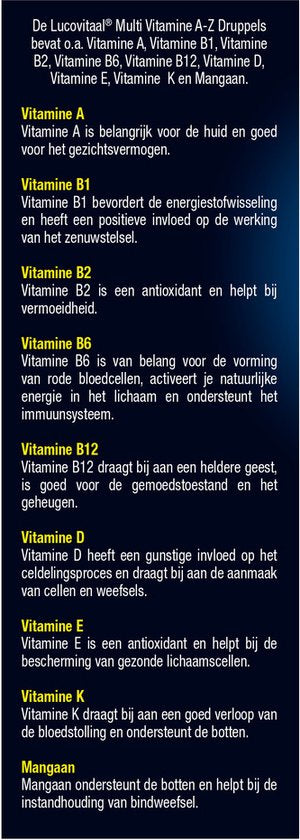 Lucovitaal Multi A-Z Druppels 50 ml