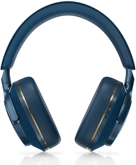 Bowers & Wilkins Px7 S2 Draadloze Over-Ear Noise Cancelling Koptelefoon, Bluetooth 5.0, 30u Afspeeltijd, Snelladen, Kristalhelder Geluid - Blauw