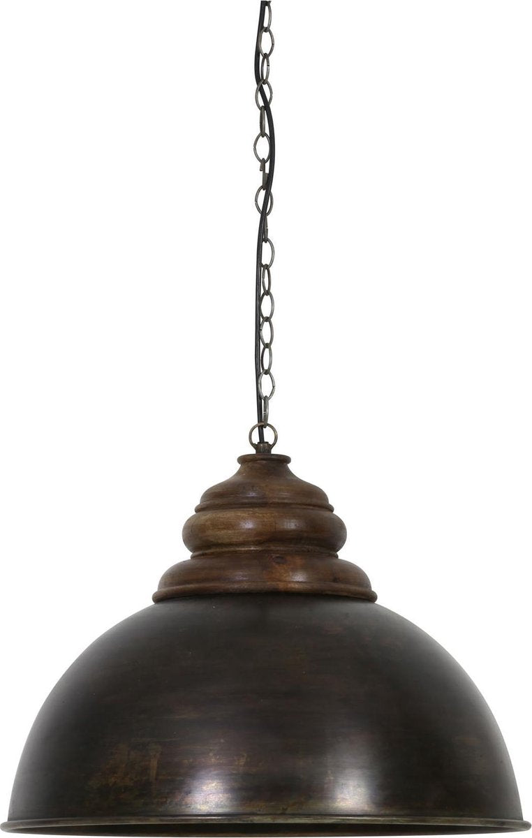 Light & Living Hanglamp Leia - Zwart - Ø52cm - Industrieel & Modern