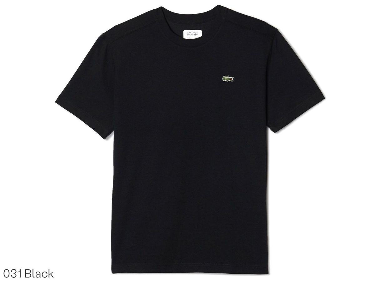 Lacoste Ultra Dry Performance T-Shirt - Sneldrogend en Ademend - maat 7 - Zwart