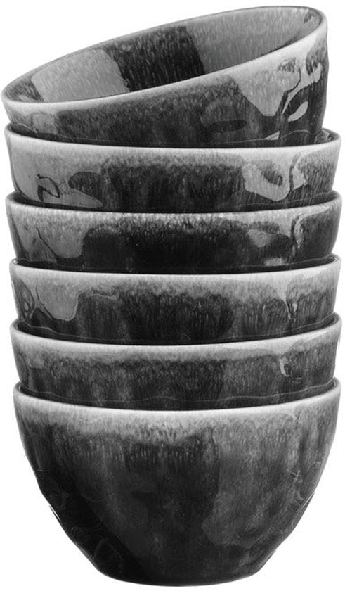 Kom MOON Ø11,5cm - 6 stuks - Encre