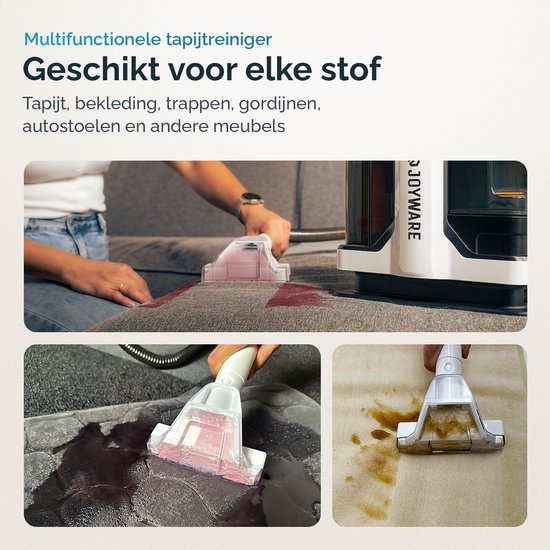 Joyware Vlekkenreiniger - 750W - Draagbaar - 3-delig
