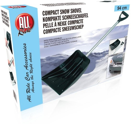 All Ride Sneeuwschep - Makkelijk uit elkaar te halen - Kunststof - 94 cm - Zwart