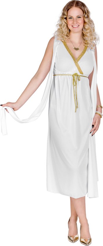 dressforfun - vrouwenkostuum Griekse schoonheid Penelope XXL - verkleedkleding kostuum halloween verkleden feestkleding carnavalskleding carnaval feestkledij partykleding - 300494