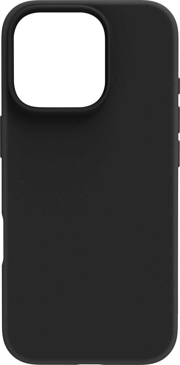BeHello - iPhone 16 Pro Hoesje Soft Touch - MagSafe - Magnetische Ring - Zwart
