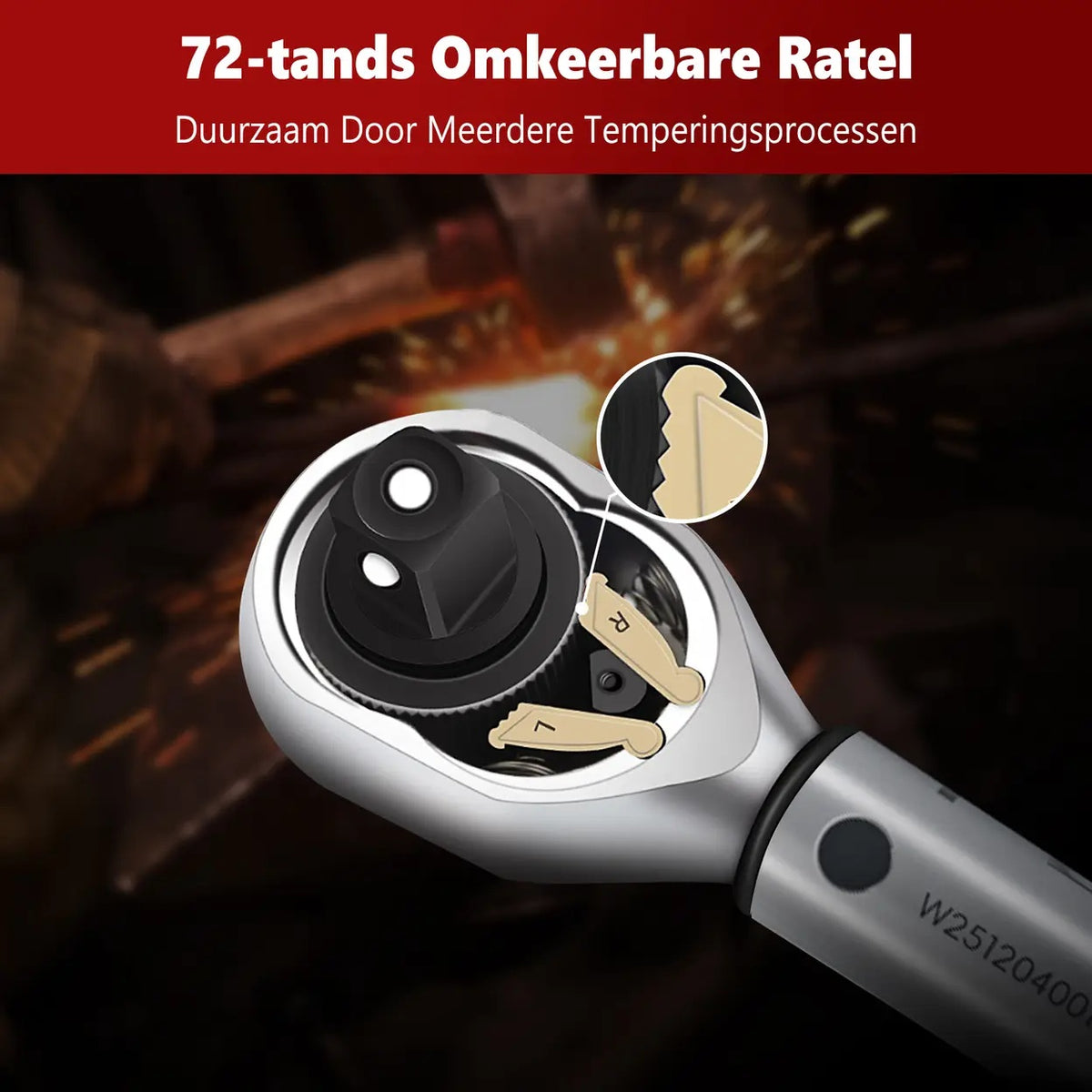 MoveCrab Momentsleutelset voor Fietsen - 15-delig - 1/4 inch - 2–20 Nm