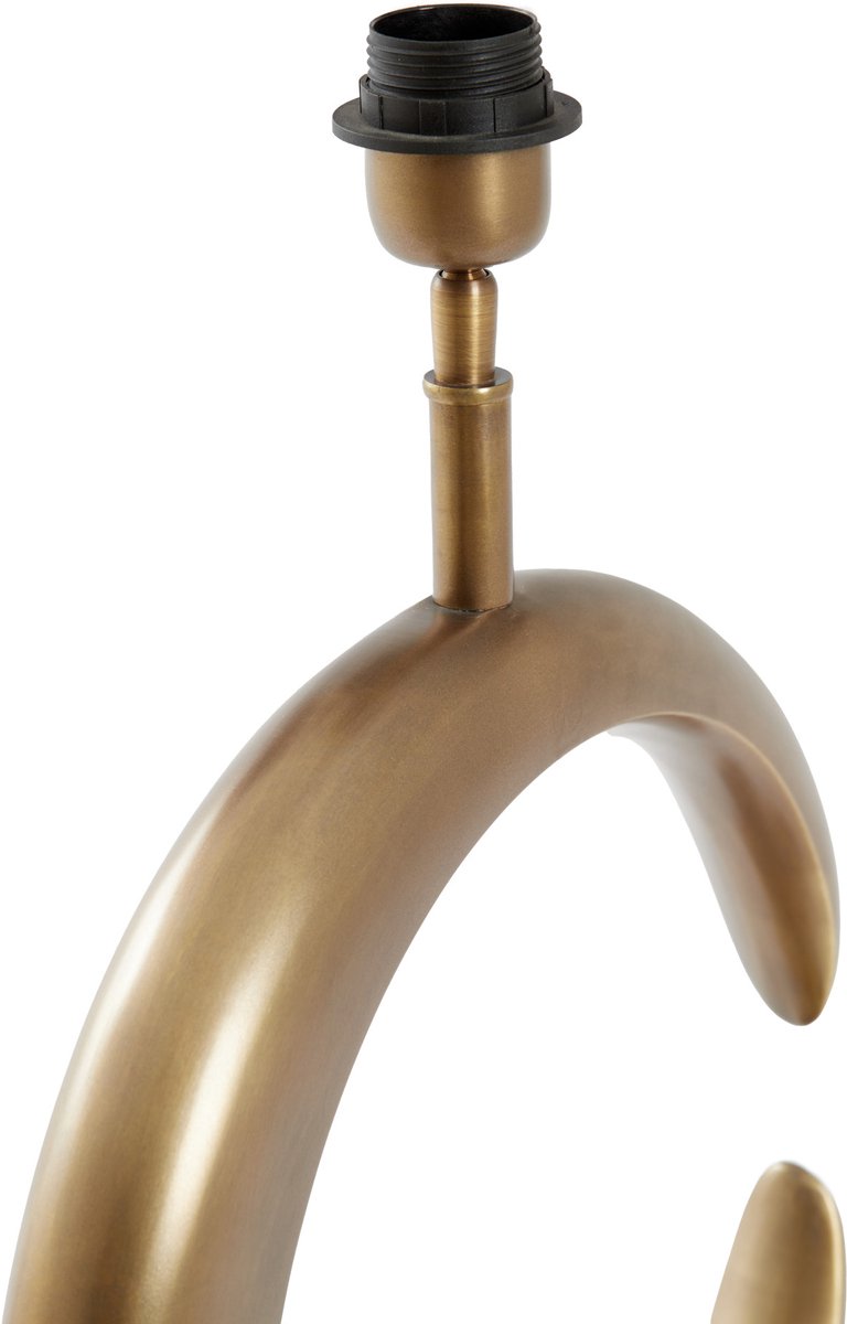 Light & Living Tafellamp Lune 50cm hoog - Antiek Brons