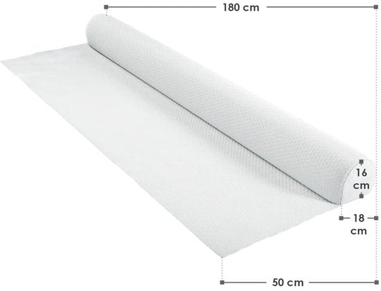 Opblaasbare Bedvalbeveiliging Louana Wit - 180 cm