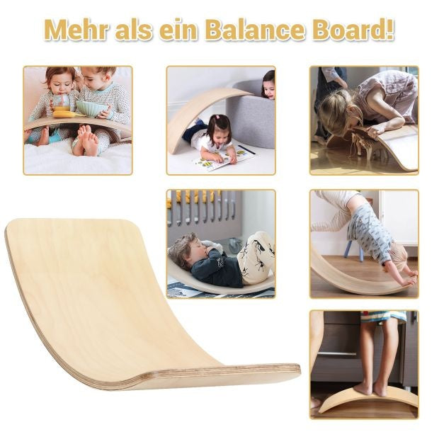 Coast Houten Balansbord - 90 x 30 x 19 cm