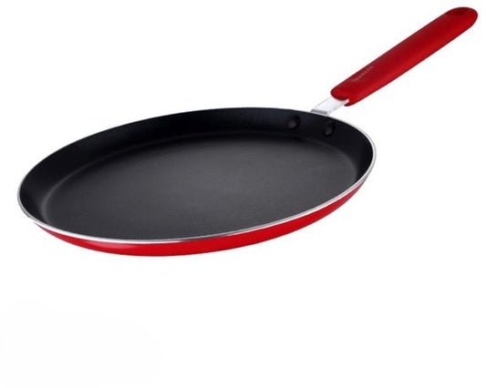 Ceruzo Pannenkoekenpan PFAS-vrij - 24 cm - Jazzy Red - Keramische Anti-aanbaklaag - Inductie -Flensjes