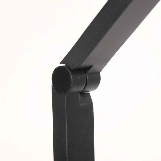 Steinhauer - vloerlamp - Ringlux - zwart - metaal - Ø 25cm - LED - 4138ZW
