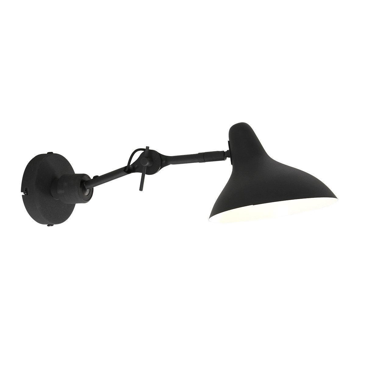 Wandlamp Anne Light & home Kasket - Zwart