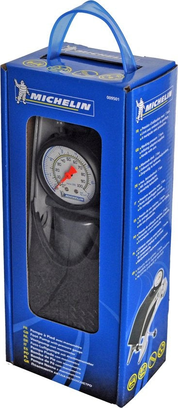 Michelin Voetpomp met Manometer - 7 bar