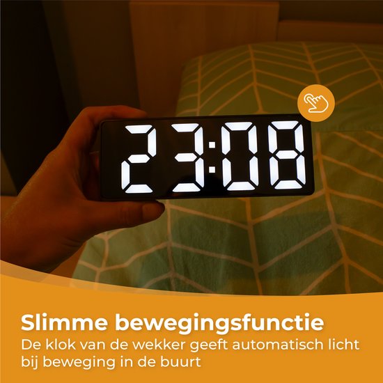 Nuvance - Digitale Wekker  - Kinderen & Volwassenen - Zwart